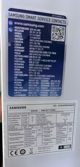 URGENTE- Frigo Samsung