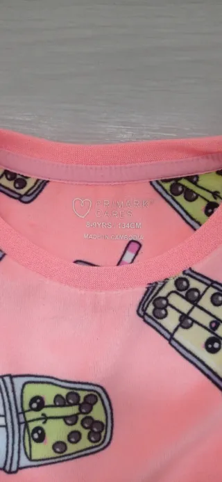 Pijama niña 8-9 años estampado