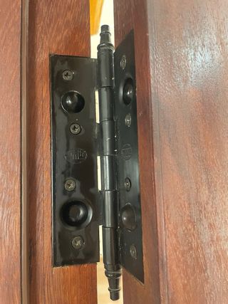 Puerta doble madera iroco insonorizada