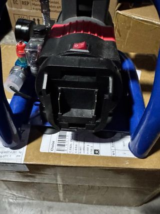 Compresor de aire portátil.