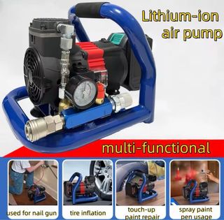 Compresor de aire portátil.