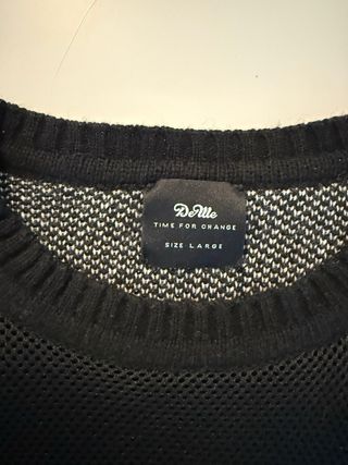 Jersey hombre negro y blanco