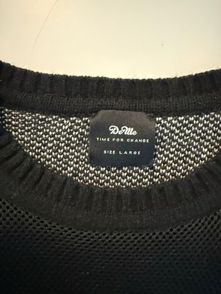 Jersey hombre negro y blanco