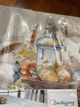 Runner con  Stampa Digitale Pasqua- Zucchissime