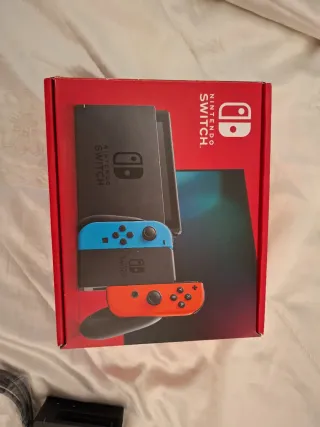 Nintendo Switch Azul/Rojo Completo