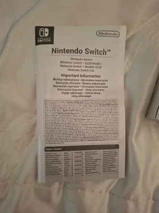 Nintendo Switch Azul/Rojo Completo