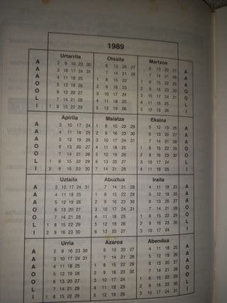 Cuaderno 1989 Euskaraz Bizi, Ander Deuna Ikastola