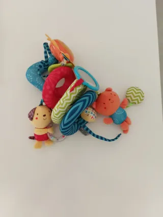 Espiral actividades bebé peluches y espejo