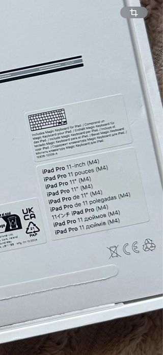 Magic Keyboard iPad Pro M4 Blanco