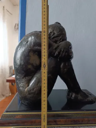 Escultura M.Duque Bronce Mujer Desnuda