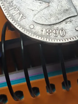Moneda Plata 1890