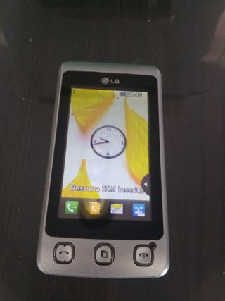 LG KP500 Silver funzionante + caricabatterie