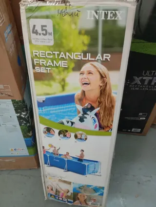 Piscina Rectangular Intex Azul