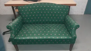 Tresillo vintage estampado