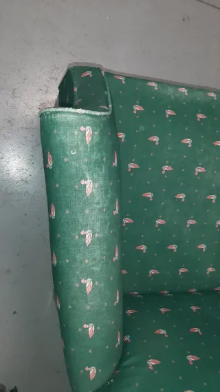 Tresillo vintage estampado