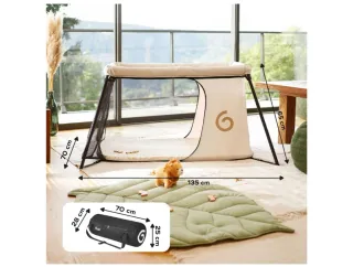 Cuna de viaje plegable