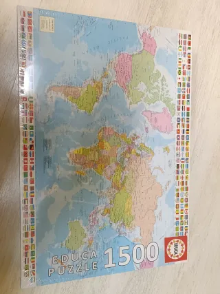 Puzzle Mapa Mundi Educa 1500 Piezas