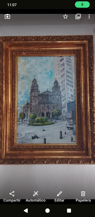 Óleo José Monteavaro Pintor Asturiano