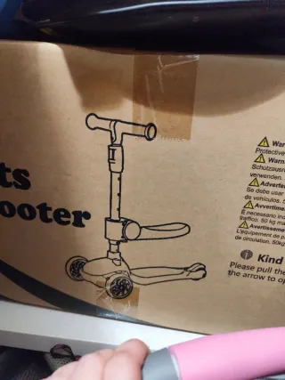 Patinete 3 ruedas con asiento BremToy