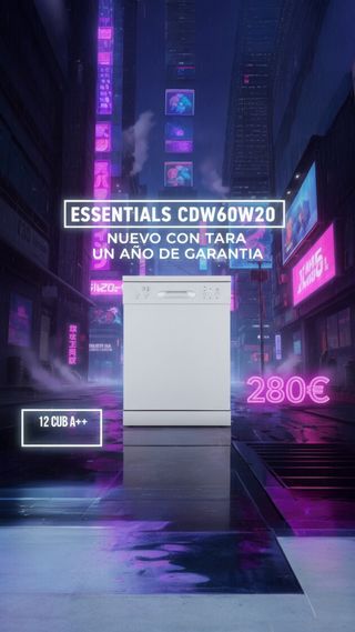 Essentials CDW60W20 (El "Currito" de la cocina) ️