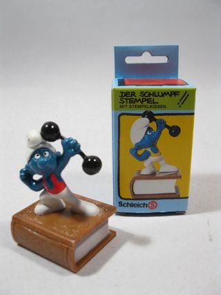 Schleich Timbri Puffi in scatola