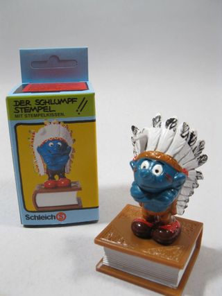 Schleich Timbri Puffi in scatola