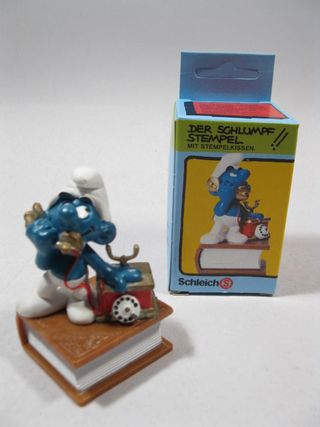 Schleich Timbri Puffi in scatola