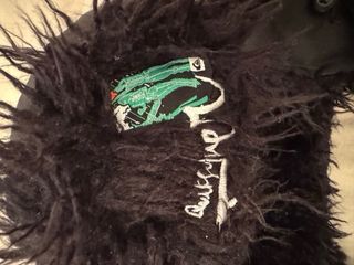 Gorro de esquí/snowboard negro con verde