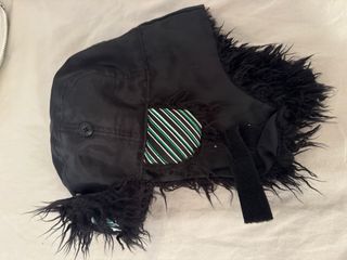 Gorro de esquí/snowboard negro con verde