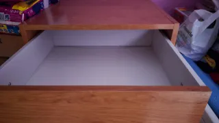 Cajonera de madera cuatro cajones