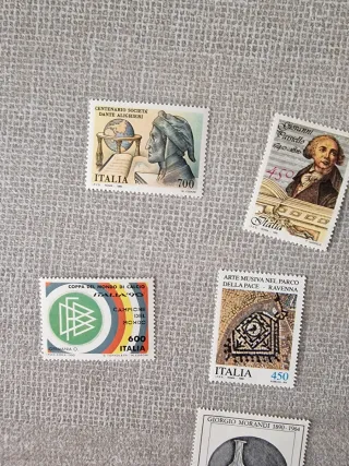 Serie francobolli Repubblica italiana
