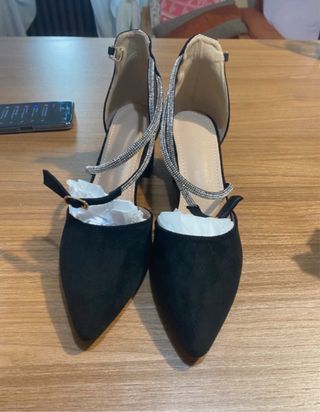 Scarpe con tacco nere eleganti