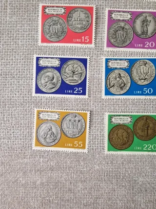 Serie francobolli Repubblica di San Marino