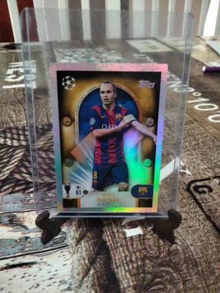 Cromo Iniesta Topps 25-26 FC Barcelona