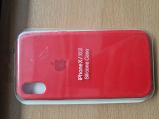 Cover in silicone per iPhone XS Max blu