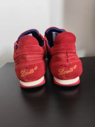 Zapatillas Levi's Hombre Casual Vintage Rojas