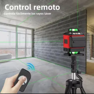 Nivel Láser 4D 16 Líneas Trípode Maletín