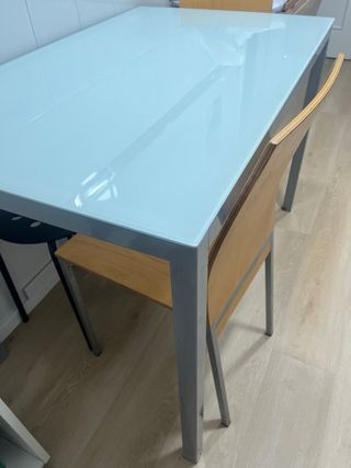 Mesa de cocina cristal 70x110