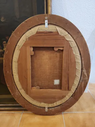 Cuadro antiguo Virgen siglo XIX