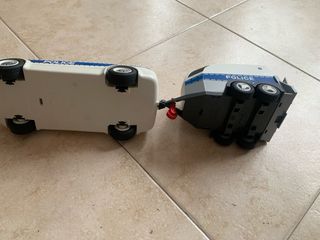 Coche Policía Playmobil con Remolque