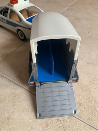 Coche Policía Playmobil con Remolque