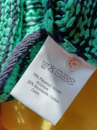 Jersey rayas verde y azul talla L