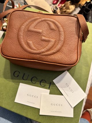 Bolso Gucci Soho Disco Marrón