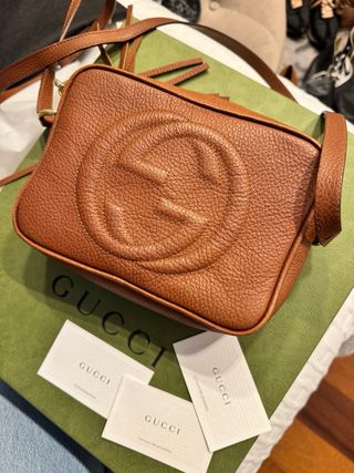 Bolso Gucci Soho Disco Marrón