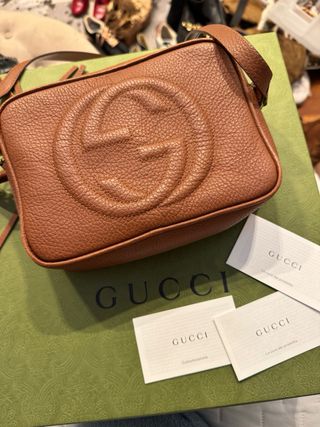 Bolso Gucci Soho Disco Marrón