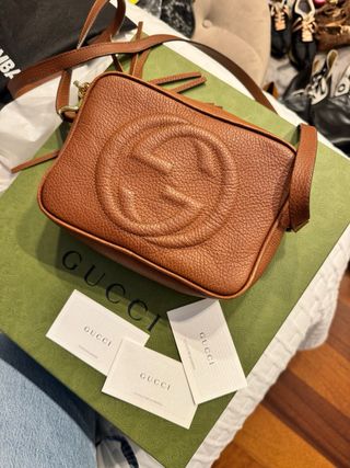 Bolso Gucci Soho Disco Marrón