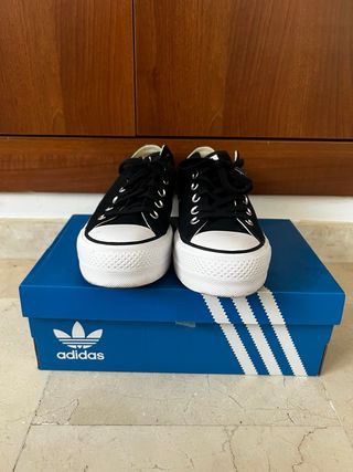 Converse plataforma negras Talla 40