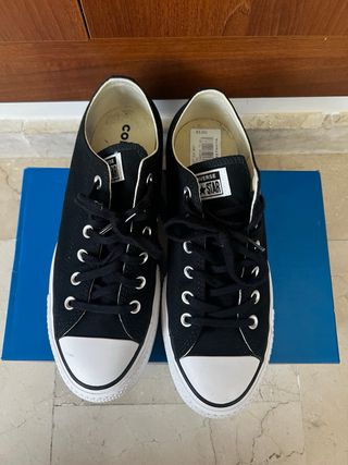 Converse plataforma negras Talla 40