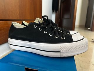 Converse plataforma negras Talla 40