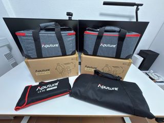 2 APUTURE LS 60x Bi-color + Accesorios
